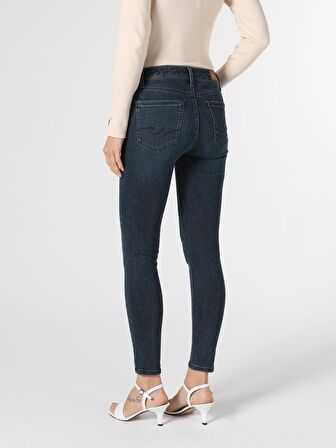 759 Lara Orta Bel Dar Paça Super Slim Fit Jean Kadın Jean Pantolon