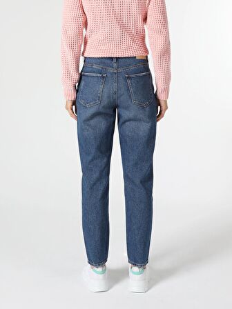 891 Maya Orta Bel Daralan Paça Slim Fit Jean Kadın Jean Pantolon Cl1056313