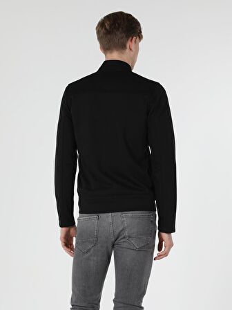 Slim Fit Dar Kesim Siyah Erkek Ceket