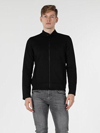 Slim Fit Dar Kesim Siyah Erkek Ceket
