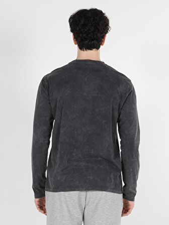 Antrasit Erkek Tshirt U.kol