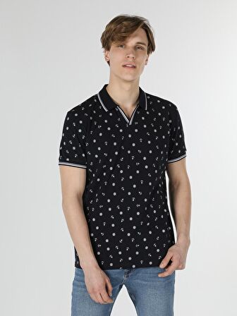 Lacivert Erkek Polo K.kol