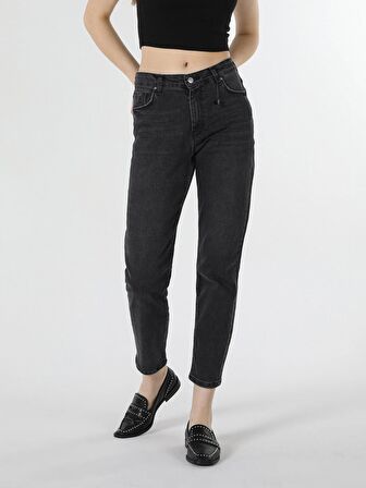 891 Maya Slim Fit Normal Bel Daralan Paça Kadın Gri Jean Pantolon Cl1058021