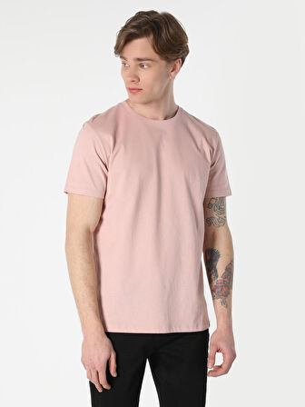 Pembe Erkek Tshirt K.kol