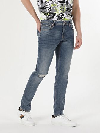 044 Karl Regular Fit Düşük Bel Düz Paça Erkek Jean Pantolon Cl1058599