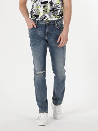 044 Karl Regular Fit Düşük Bel Düz Paça Erkek Jean Pantolon Cl1058599