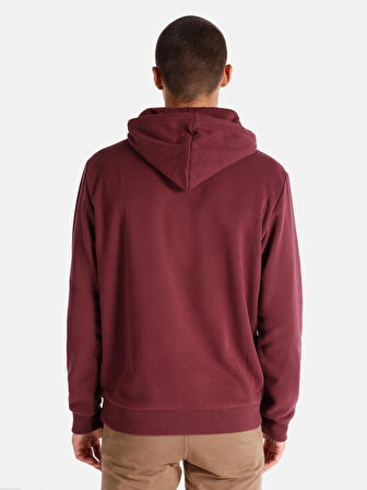 Bordo Erkek Sweatshirt