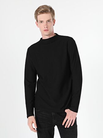 Siyah Erkek Tshirt U.kol