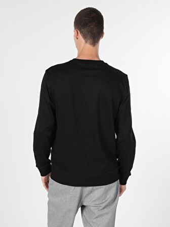 Siyah Erkek Sweatshirt