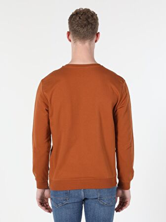 Turuncu Erkek Sweatshirt