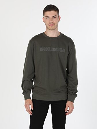 Yeşil Erkek Sweatshirt