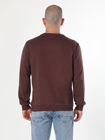 Mor Erkek Sweatshirt