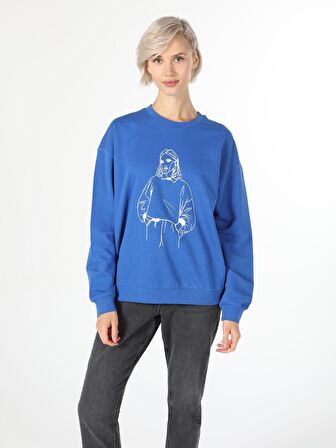 Mavi Kadın Sweatshirt