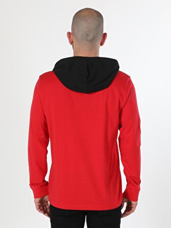 Kırmızı Erkek Tshirt U.kol