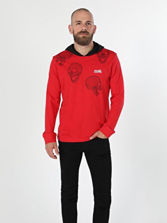 Kırmızı Erkek Tshirt U.kol