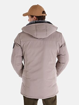Normal Kesim Su İtici Ekru Erkek Kaban Cl1060983