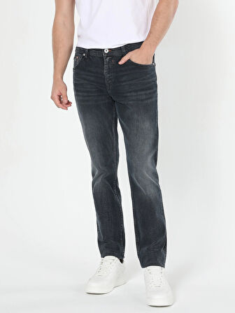 041 Danny Dar Kesim Düşük Bel Dar Paça Koyu Mavi Erkek Jean Pantolon Cl1061330