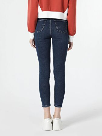 760 Diana Slim Fit Yüksek Bel Dar Paça Mavi Kadın Jean Pantolon Cl1061429