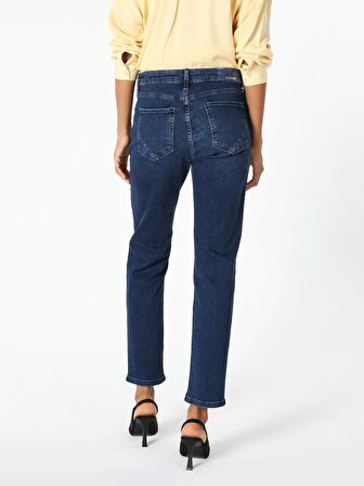 703 Carla Slim Fit Orta Bel Düz Paça Jean Kadın Pantolon Cl1061434