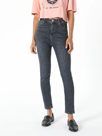760 Dıana Süper Dar Kesim Yüksek Bel Dar Paça Jean Kadın Pantolon Cl1061435