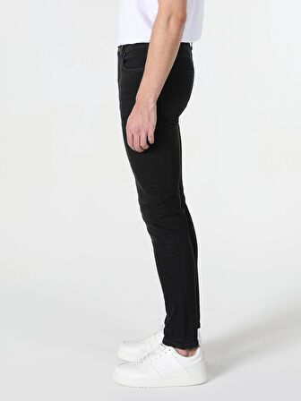 035 Ryan Süper Dar Fit Yüksek Bel Dar Paça Siyah Erkek Pantolon Cl1062286