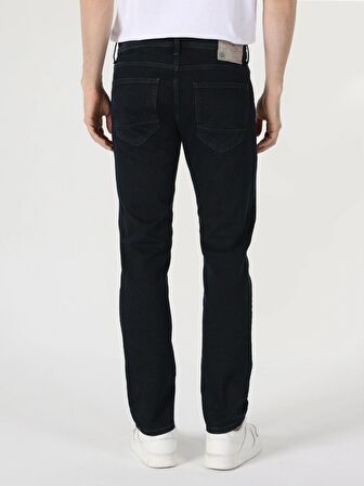 044 Karl Düz Kesim Düşük Bel Düz Paça Mavi Erkek Jean Pantolon Cl1062409
