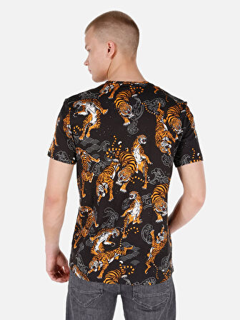 Siyah Erkek Tshirt K.kol