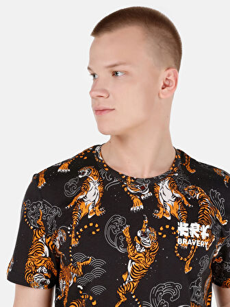 Siyah Erkek Tshirt K.kol