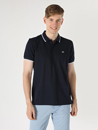 Lacivert Erkek Polo K.kol