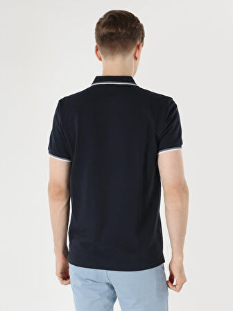Lacivert Erkek Polo K.kol