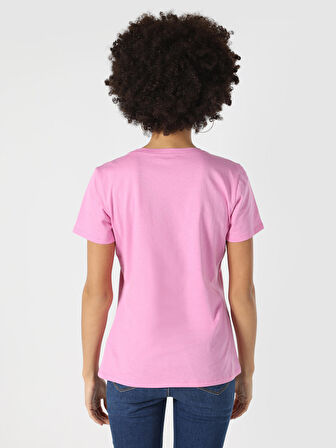 Pembe Kadın Tshirt K.kol