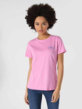 Pembe Kadın Tshirt K.kol