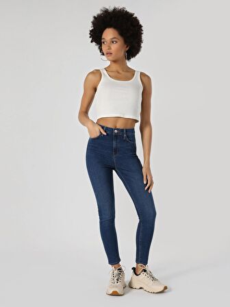 760 Diana Süper Slim Fit Yüksek Bel Dar Paça Mavi Jean Kadın Pantolon Cl1063473