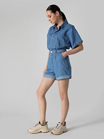 Regular Fit Denim Kadın Şort