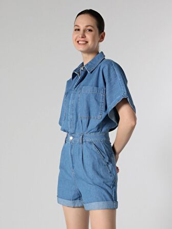 Regular Fit Denim Kadın Şort