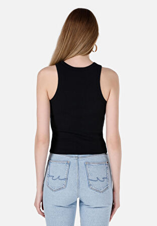 Slim Fit   Kadın Siyah Atlet Cl1064021