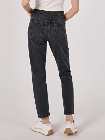 891 Maya Slim Fit Normal Bel Dar Paça Gri Kadın Jean Pantolon Cl1064398
