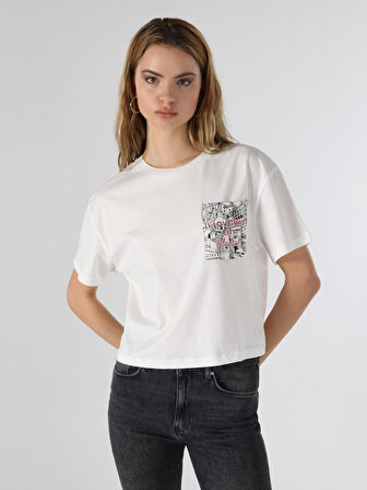 Beyaz Kadın Tshirt