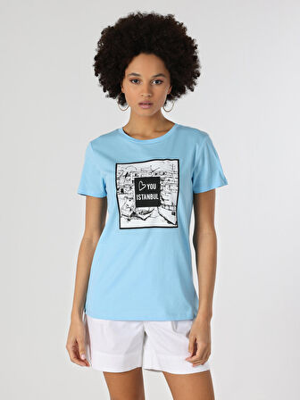 Mavi Kadın Tshirt K.kol