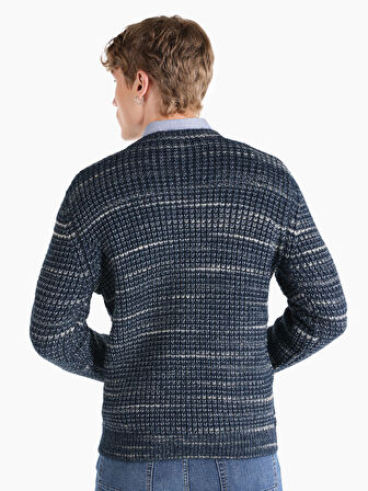 Lacivert Erkek Kazak