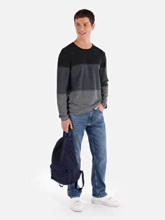 Regular Fit Triko Yeşil Erkek Kazak