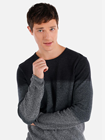 Regular Fit Triko Yeşil Erkek Kazak