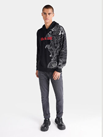 Siyah Erkek Sweatshirt