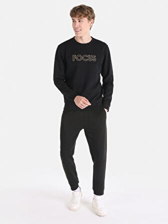 Siyah Erkek Sweatshirt
