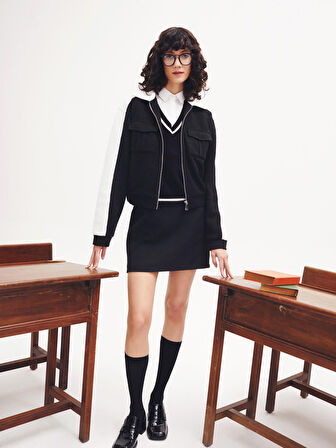 Regular Fit Beyaz Kadın Uzun Kol Gömlek