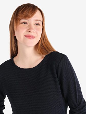 Dar Kesim Lacivert Kadın Elbise Cl1065136