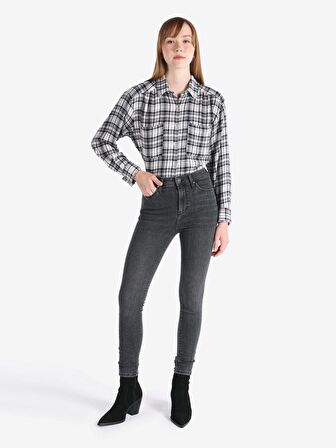 760 Diana Slim Fit Yüksek Bel Dar Paça Kadın Jean Pantolon CL1065327