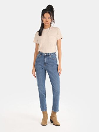 891 Maya Slim Fit Normal Bel Daralan Paça Kadın Jean Pantolon Cl1065430