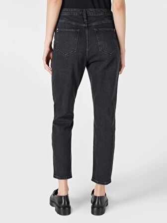Rahat Kesim Normal Bel Siyah Kadın Jean Pantolon Cl1065453