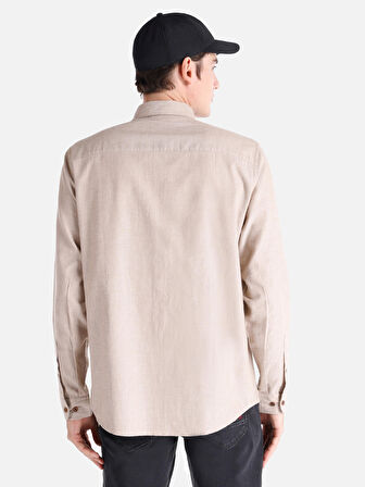 Gri Erkek Gömlek U.kol